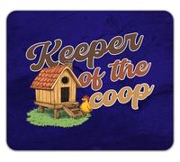 Shopagift Keeper of the Coop Funny Chicken Lover Mouse Mat Pad 24cm x 19cm