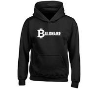 Shopagift Kids - Bitcoin Billionaire Childrens Hoodie Black