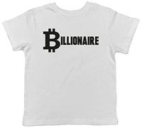 Shopagift Kids - Bitcoin Billionaire Childrens T-Shirt White