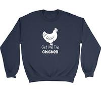 Shopagift Kids - Get me the Chicken Funny Childrens Jumper Sweatshirt Navy Blue