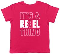 Shopagift Kids It's a Rebel Thing Childrens T-Shirt Pink