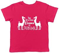 Shopagift Kids No Drama Llama Childrens T-Shirt