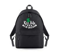 Shopagift Kiss Me I'm Irish Backpack Rucksack 18 Litres Capacity - 42cm x 31cm x 21cm