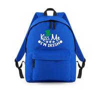 Shopagift Kiss Me I'm Irish Backpack Rucksack 18 Litres Capacity - 42cm x 31cm x 21cm