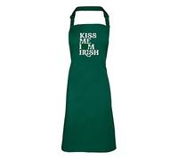 Shopagift Kiss Me I'm Irish Clover Apron- Green