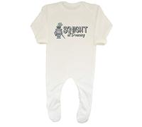 Shopagift Knight in Training Baby Romper White