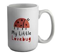 Shopagift Ladybird Ladybug Mug My Little Lovebuy White 15oz Large Ceramic Cup