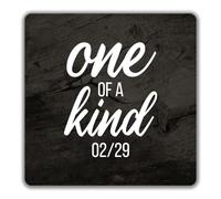 Shopagift Leap Year Birthday 2 Pack Coasters One of a Kind 02 29-9cm x 9cm