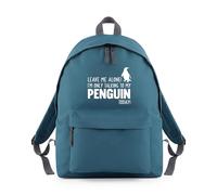 Shopagift Leave Me Alone I'm Talking To My Penguin Today Backpack Rucksack 18 Litres Capacity - 42cm x 31cm x 21cm