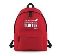 Shopagift Leave Me Alone I'm Talking To My Turtle Today Backpack Rucksack 18 Litres Capacity - 42cm x 31cm x 21cm