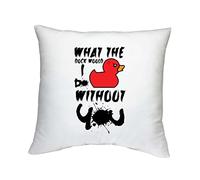 Shopagift Leaving Leavers What The Duck Would I Do Without You Printed Cushion Gift with Filled Insert - 40cm x 40cm
