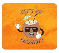 Shopagift Let's Go Coconuts Mouse Mat Pad Crazy Funny 24cm x 19cm
