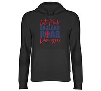 Shopagift Let's Make England Roar Lionesses Sport Hooded Top Unisex Hoodie Gift Black