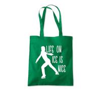 Shopagift Life On Ice Is Nice Tote Shopping Beach Bag 10 Litres Capacity - 42cm x 38cm