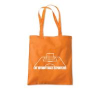 Shopagift Life Without Goals Is Pointless Tote Shopping Beach Bag 10 Litres Capacity - 42cm x 38cm