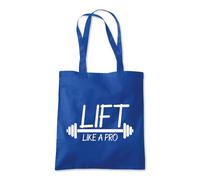 Shopagift Lift Like a Pro Gym Muscles Exercise Lifting Tote Shopping Beach Bag 10 Litres Capacity - 42cm x 38cm