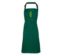 Shopagift Little Cucumber Cute Adults Apron for Cooking Chef DIY Kitchen - Green
