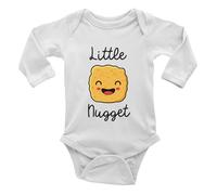 Shopagift Little Nugget Baby Grow Vest Bodysuit Funny Chicken Boys Girls L/S