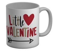 Shopagift Little Valentine Heart Love Mug White 11oz Large Ceramic Cup
