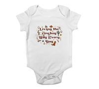 Shopagift Living the Cowboy Way Baby Grow Vest Wild West Lasso Boots Horses Bodysuit Boys Girls