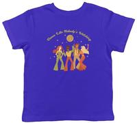 Shopagift Love Dancing Kids T-Shirt Groove Funky Beat Disco Boogie Childrens Tee Boys Girls Blue