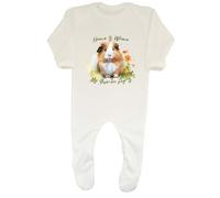 Shopagift Love Guinea Pigs Baby Grow Romper Suit Home is Where My Guinea Pig is Boys Girls White