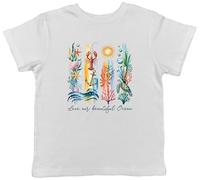 Shopagift Love Our Beautiful Oceans Sea Life Ocean Day Kids T-Shirt Childrens Tee Boys Girls White