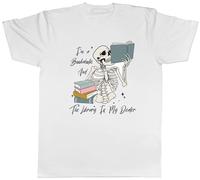 Shopagift Love Reading Mens T-Shirt I'm a Bookaholic & The Library is My Dealer Tee