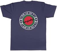 Shopagift Made with Love in Bangladesh T-Shirt Navy Blue