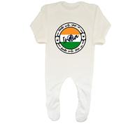 Shopagift Made with Love in India Baby Romper White