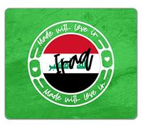 Shopagift Made With Love In Iraq Country Mouse Mat Pad Gift 24cm x 19cm