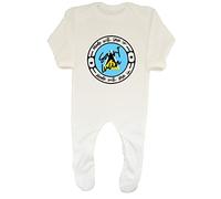 Shopagift Made with Love in Saint Lucia Country Baby Romper Gift White