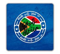 Shopagift Made With Love In South Africa 2 Pack Coasters - 9cm x 9cm