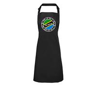 Shopagift Made With Love In Tanzania Country Apron Gift - Black