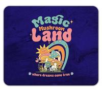 Shopagift Magic Mushroom Land Where Dreams Come True Mouse Mat Pad 24cm x 19cm