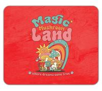 Shopagift Magic Mushroom Land Where Dreams Come True Mouse Mat Pad 24cm x 19cm