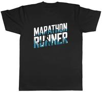 Shopagift Marathon Runner Long Distance Running 26.2 Mens T-Shirt Tee Black