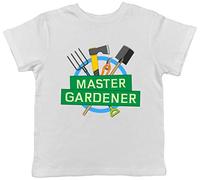 Shopagift Master Gardener Kids Childrens T-Shirt White