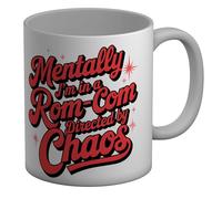 Shopagift Metally I'm in a ROM-Com Directed by Chaos Funny Mug White 11oz Large Ceramic Cup
