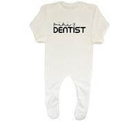 Shopagift Mini Dentist Baby Grow Romper Suit White
