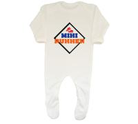 Shopagift Mini Runner Sports Baby Romper Gift White