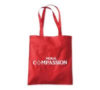 Shopagift Moral Compassion Tote Shopping Beach Bag 10 Litres Capacity - 42cm x 38cm