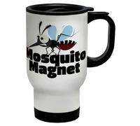 Shopagift Mosquito Magnet Funny Magnat Day Travel Mug Stainless Steel 14oz Cup