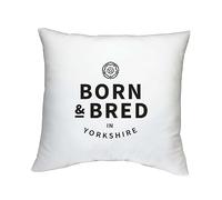 Shopagift Mothers Day Cushion Cover Born & Bred in Yorkshire Gift Bedroom Lounge Accessory - 40cm x 40cm
