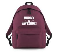 Shopagift Mummy is Awesome Mum Backpack Rucksack 18 Litres Capacity - 42cm x 31cm x 21cm