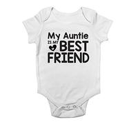 Shopagift My Auntie is my Best Friend Cute Baby Vest Bodysuit