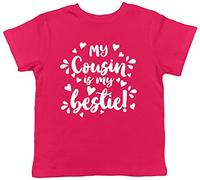 Shopagift My Cousin is My Bestie Childrens Kids T-Shirt Pink