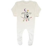 Shopagift My First Eid Bunting Baby Romper White