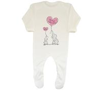 Shopagift My First Mother's Day Ditto Mummy Baby Elephant Baby Grow Romper Suit Boys Girls White