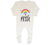 Shopagift My First Pride with Rainbow Clouds Baby Romper Gift